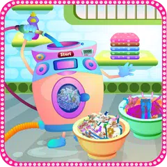 Laundry washing girls games APK download