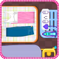 Ironing clothes girls games