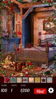 Hidden Objects Cozy Xmas: Colorful Christmas Affiche
