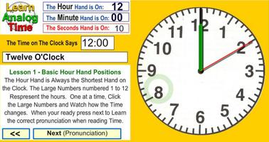 Learn Analog Time imagem de tela 2