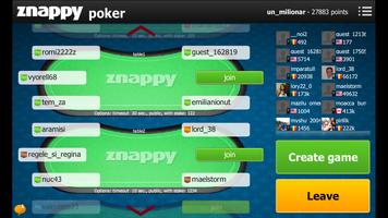 Poker Znappy capture d'écran 2