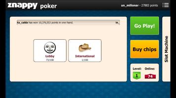 Poker Znappy capture d'écran 3