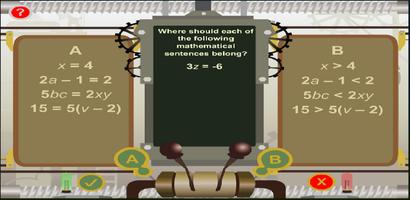 Equations vs Inequalities poster