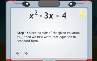 Solving Quad Eq by Factoring imagem de tela 3