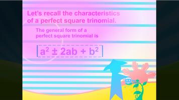 Factoring a Perfect Sq Tri poster