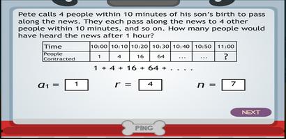 Solve Problems  Geometric Seq screenshot 3