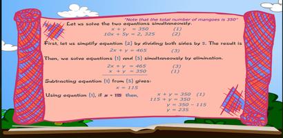 Solve Problem Linear Eq-2 Vars screenshot 3