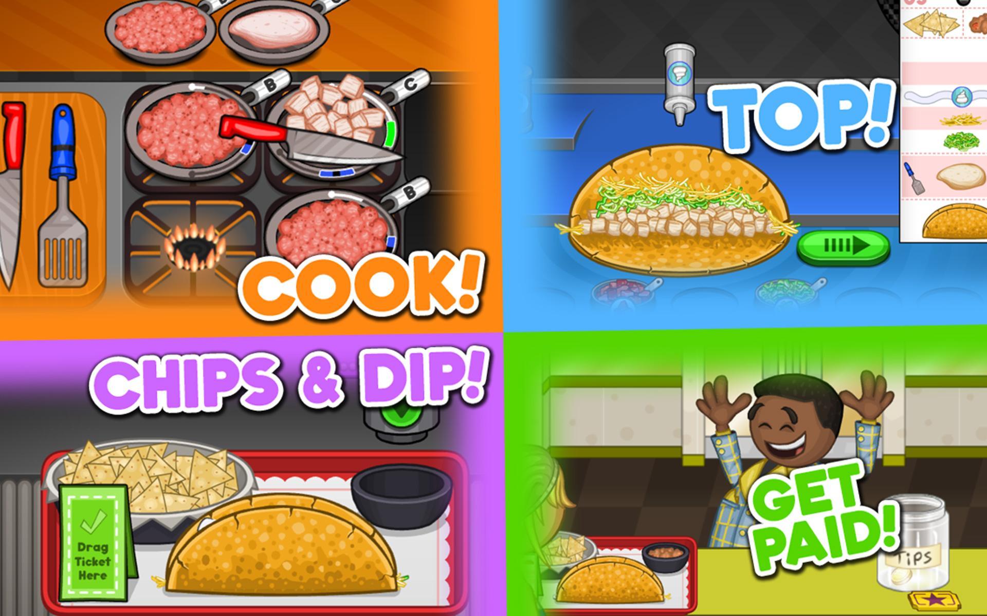 Papa's Taco Mia HD für Android - APK herunterladen