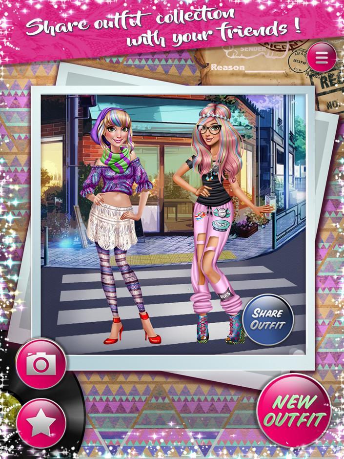 Скачать Dress up Game: Dolly Hipsters APK для Android