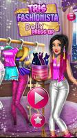 Tris Fashionista Dress up Game Affiche