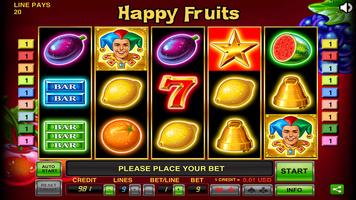 Happy Fruits Affiche