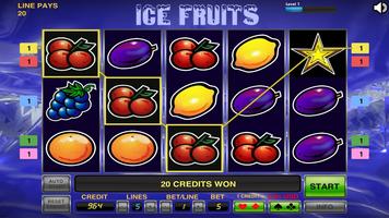Ice Fruits Slot Machine Affiche