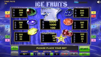 Ice Fruits Slot Machine capture d'écran 2