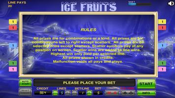 Ice Fruits Slot Machine capture d'écran 3