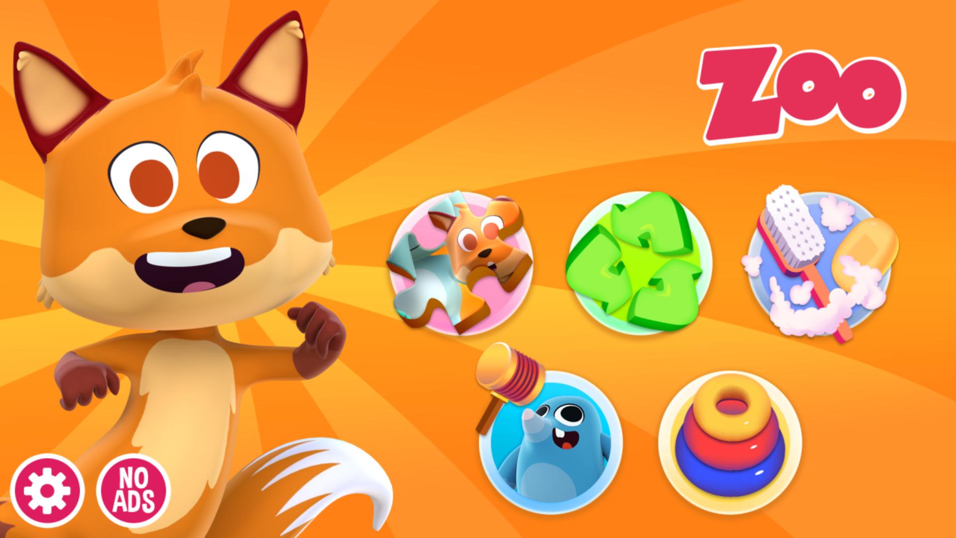The Fox Games For Kids Of Zoo Animals For Android Apk Download
