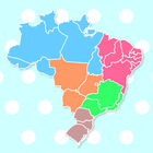 Brazil States Map Quiz icône