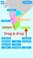 India States Map Quiz Poster