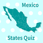 Mexico States Map Quiz-icoon
