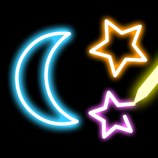 Neon Blink Draw - dibujo app