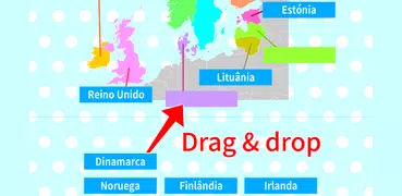 Quiz de Países do Mundo - Jogo