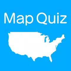 US States & Capitals Map Quiz APK download