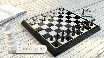 Schach 3D Plakat