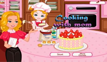 gâteau de cuisine - jeux de filles Affiche