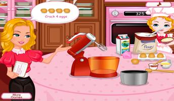 gâteau de cuisine - jeux de filles capture d'écran 1