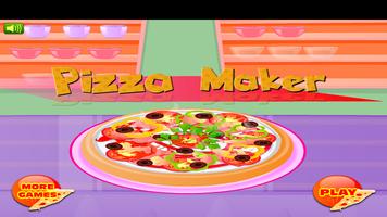 cuire pizza - jeux de cuisine Affiche