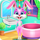 Rainbow Bunny Unicorn My Favorite Pet APK