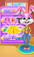 Rainbow Bunny Unicorn My Favorite Pet 截圖 1