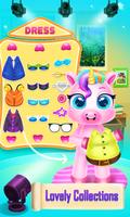 Rainbow Little Unicorn Daily Caring ảnh chụp màn hình 1
