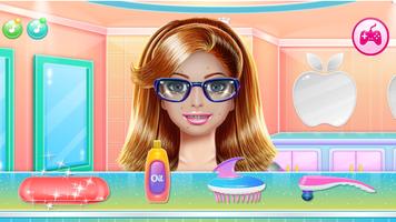 Games Hair Salon:  love  Hairstyle Color Makeover captura de pantalla 3