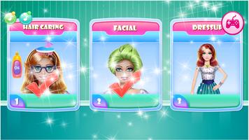 Games Hair Salon:  love  Hairstyle Color Makeover تصوير الشاشة 1