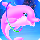 Cute Dolphin Caring & Dressup aplikacja