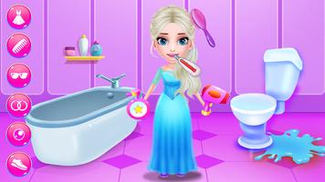 Ice Princess Hair Beauty Salon الملصق