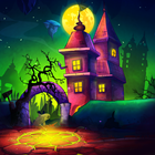 ikon ruang halloween: cerita seram