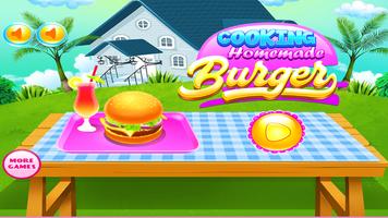 Homemade Burger Cooking Game Affiche