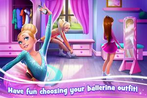 лёд балерина: Фигурное катание зима принцесса скриншот 1