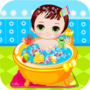 feliz juego de bañar a un bebé APK