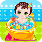 Happy Baby Bathing Games ไอคอน