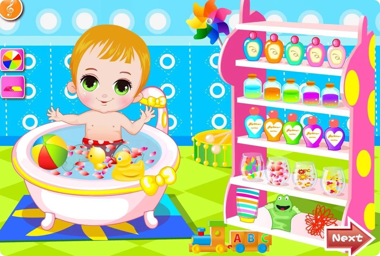 Descarga de APK de feliz juego de bañar a un bebé para Android