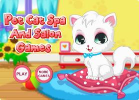 spa de jeu du chat et de salon Affiche