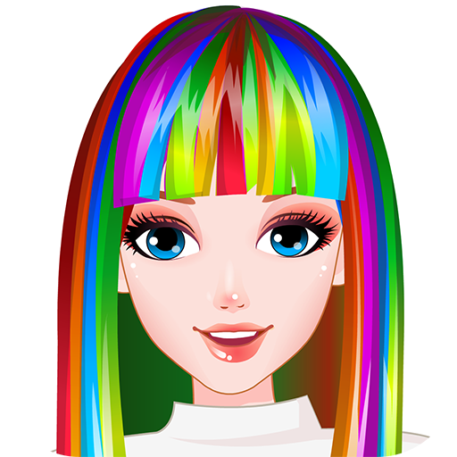 cabeleireiro do arco-íris