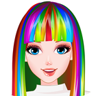 Rainbow Hair Style Hairdresser آئیکن