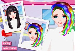 Rainbow Hair Style Hairdresser screenshot 2