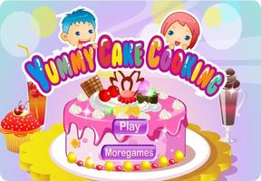 Yummy Cake Cooking Games پوسٹر