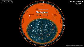 Planisphere Affiche