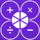 Fraction calculator XL أيقونة