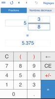 Calculatrice de fractions 4in1 capture d'écran 3